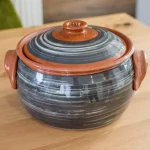 Ceramic Casserole - Brush Painted - TK100