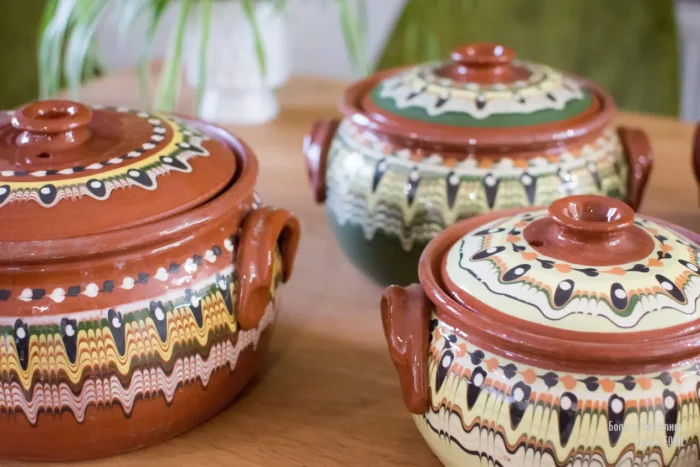 Ceramic casserole Troyan pattern - TK106 - Image 4