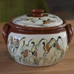 Ceramic Casserole - Painted - TK110