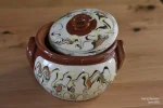 Ceramic Casserole - Painted - TK110 - Image 2
