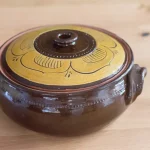 Ceramic Casserole with Engraved Lid - TK113