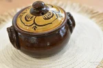 Ceramic engraved set - Casserole, casserole and plate - TK115 - Image 5