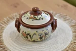 Ceramic Casserole and Small Casserole - Painted - TK99 - Image 2