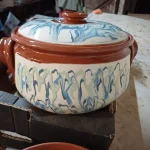 Ceramic Casserole - Painted - TK135