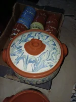 Ceramic Casserole - Painted - TK135 - Image 2