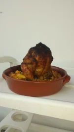 Ceramic Tray for Whole Chicken - TK199