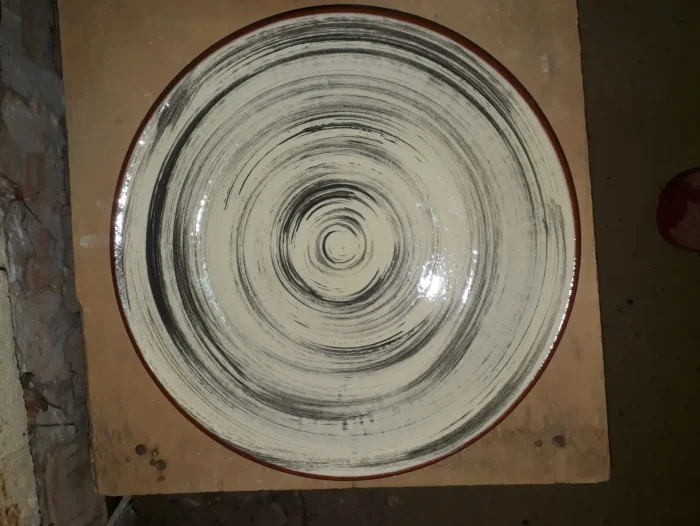 Set of Ceramic Plates and Cups - Painted - TK264 - Image 2