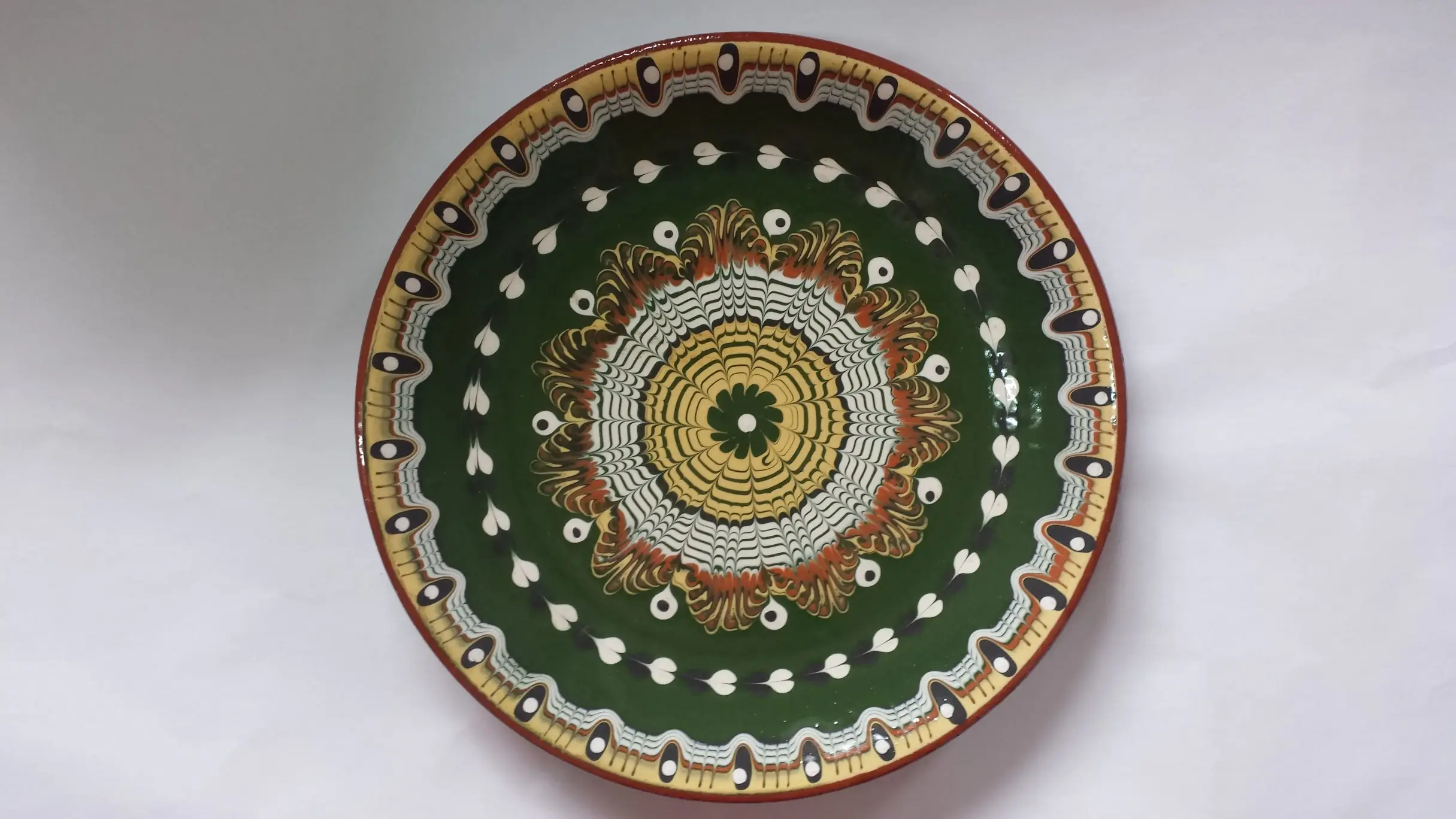 Чинии 21 Plate Troyan pattern - TK282 - Image 1